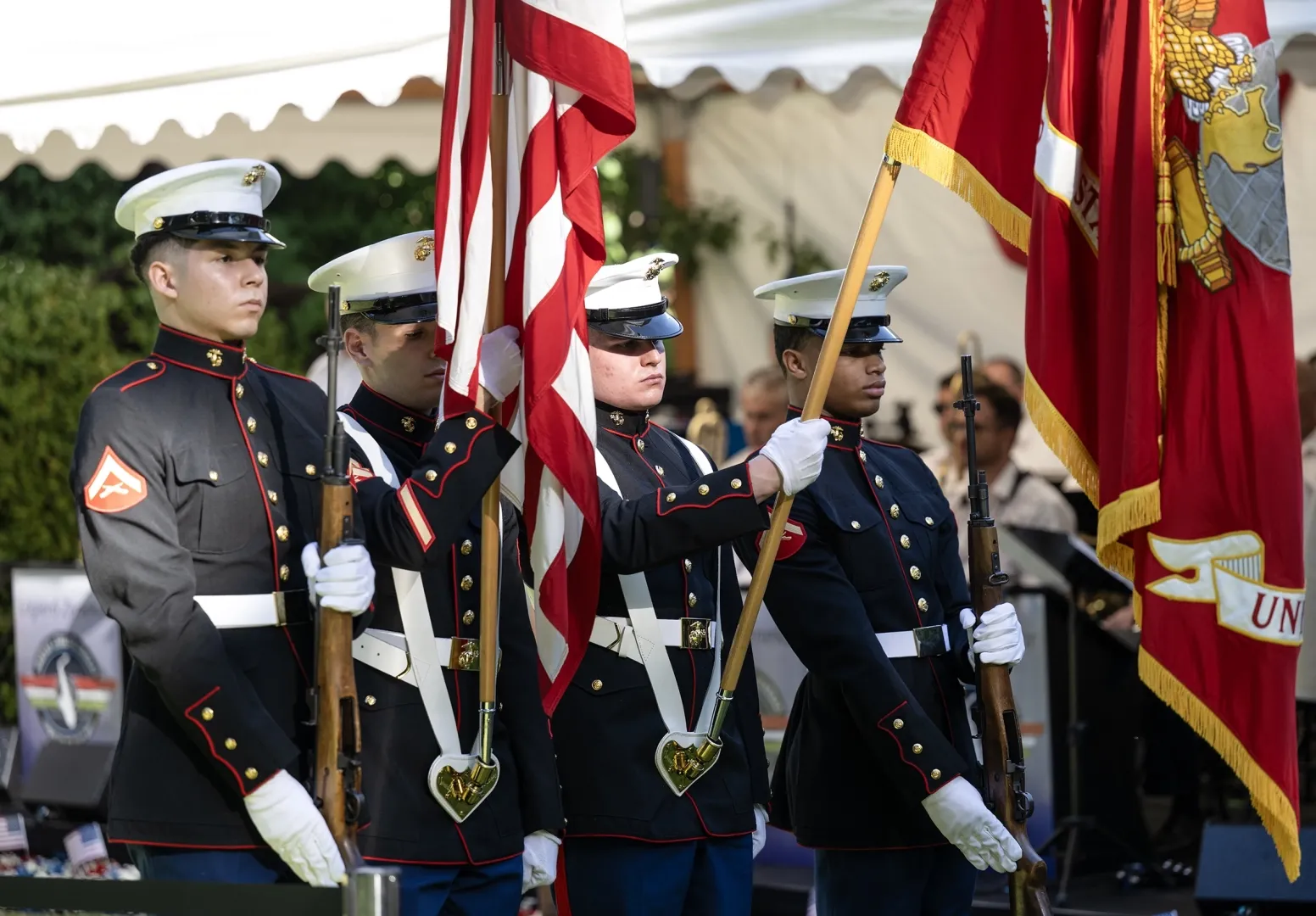 Photos from the Independence Day reception. (Photo: Public Diplomacy Section at the U.S. Embassy Budapest)